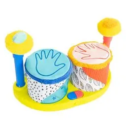 Produktbild: Lamaze Squeeze Beats erstes Schlagzeug,musikalisches Babyspielzeug,sensorisches Spielzeug für Babys mit Farben,Geschenk Eltern,Entwicklungsspielzeug Jungen & Mädchen 12 Monate +,L27472,Mehrfarbig