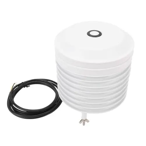 Produktbild: Lamellenkastenartiger Wettersensor, Lufttemperatur, Luftfeuchtigkeit, CO2, Lichtintensitätssensor, RS485-Ausgang für die Intelligente Wetterstation