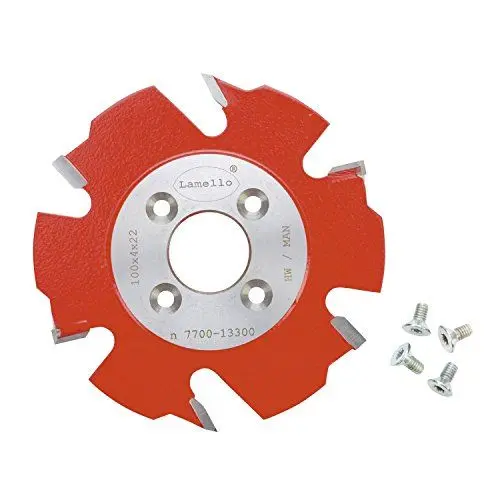 Produktbild: LAMELLO 132000 Nutfräser HW mit Vorschneider 100 x 4 x 22 mm Zähne 6