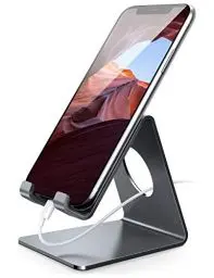 Produktbild: Lamicall Handy Ständer, Handy Halterung - Handyhalterung, Halter für iPhone 16 15 14 Pro Max Plus, SE, 13 12 Pro Max Mini, 11 Pro, Xs Max, X, XR, 8, 7, Samsung S24, Huawei, Schreibtisch, Smartphone