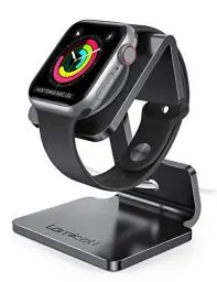 Produktbild: Lamicall Ladestation für Apple Watch, Charging Dock Station - Halterung Ständer für Apple Watch Series 10, 9, 8, SE, Ultra 2, iWatch Series 7/6/5/4/3/2/1, 44mm / 42mm / 40mm / 38mm - Schwarz