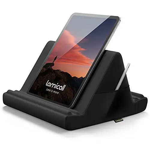Produktbild: Lamicall Tablet Halter Kissen, Tablet Ständer - Kissenhalter Halterung Bett Sofa für New 2024 iPad Pro 9.7, 10.5, 12.9, iPad Air Mini 1 2 3 4, für Switch, Samsung Tab, iPhone, Bücher