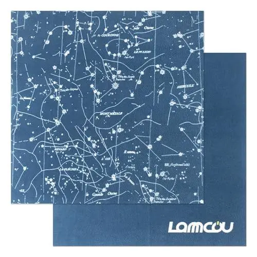 Produktbild: Lammcou Brillenputztücher, Brillenputztuch Mikrofaser optikerqualität Brillenreinigungstücher, Fusselfrei Microfibre Glass Cleaning Cloth für Kamera, Display, Handys, Tablet, Gläser, 25 * 25cm, 2pcs