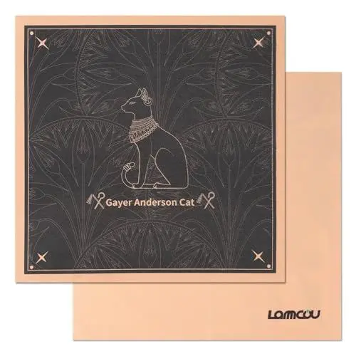 Produktbild: Lammcou Brillenputztücher Brillentücher Mikrofaser optikerqualität Brillenreinigungstücher Fusselfrei Microfibre Glass Cleaning Cloth für Kamera Display Handys Tablet Gläser, 25 * 25cm, Schwarz (2)