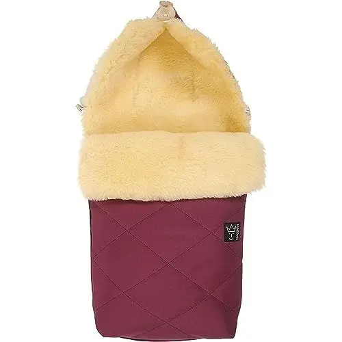 Produktbild: Lammfell Fußsack Natura, blackberry