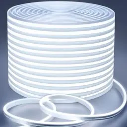 Produktbild: Lamomo LED Streifen 10M, Neon Dimmbar LED Strip, Weiß Wasserdicht 6000K Led Leiste, Silikon Flexibel Outdoor Lichtleiste, Flexibel Indirekte Beleuchtung für Innen Aussenbereich Heim Küche Deko