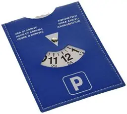 Produktbild: LAMPA 65353 Parkscheibe aus Kunstleder.