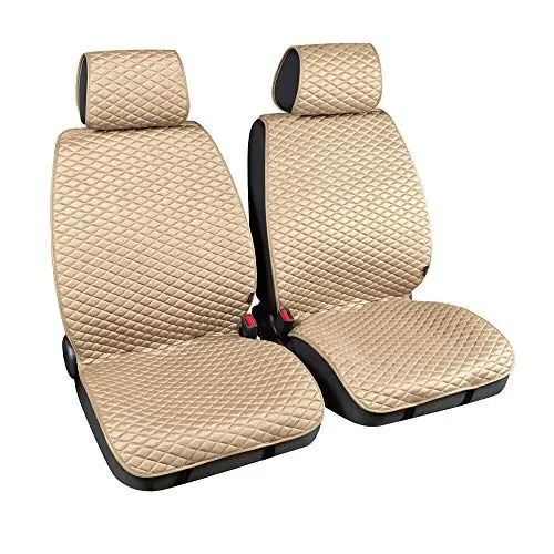 Produktbild: Lampa – Cover-tech Fabric Paar Sitzbezüge Vordersitze Stoff technischer beige/weiß
