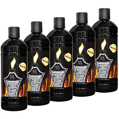Produktbild: Lampenoel Lampenöl Petroleum Lampe Garten Oel Fackeln Fackel Laterne Öl Innen Camping 5 Liter Flasche Outdoor Oil Öllampe flüssig Gartenfackel Flameup