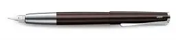 Produktbild: LAMY studio Premium Füllhalter 069 aus Edelstahl in glänzendem Lack Finish und polierte Stahlfeder Federstärke M, propellerförmiger Clip, inkl. Tintenpatrone LAMY T 10 blau