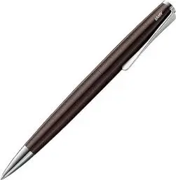Produktbild: LAMY studio Premium Kugelschreiber 269 aus Edelstahl in mattem Lack-Finish, propellerförmige Clip-Drehmechanik, Inkl. LAMY Großraummine M 16 schwarz M
