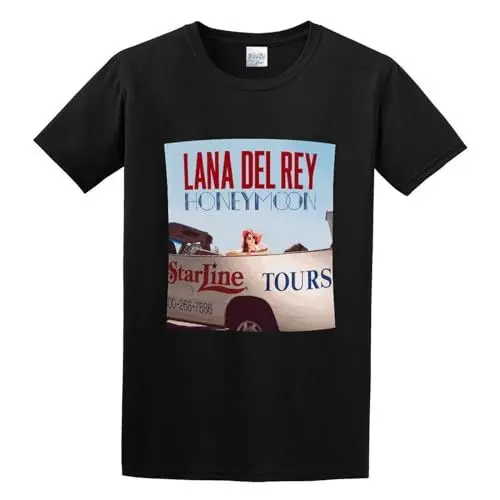 Produktbild: Lana Del Rey Honeymoon Men's Graphic T Shirt Tops Black 3XL