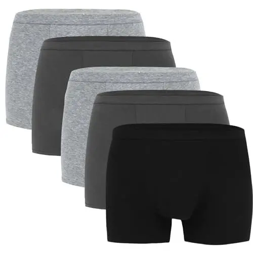 Produktbild: LANBAOSI Boxershorts Herren Multipack 5er Pack Männer Unterwäsche Unterhosen Men Boxer Baumwolle