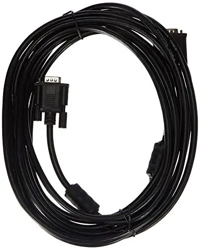 Produktbild: Lanberg CA-VGAC-10CC-0050-B Vga (15Pol) Stecker auf Vga (15Pol) Stecker Kabel mit Ferritenkern, 5m schwarz