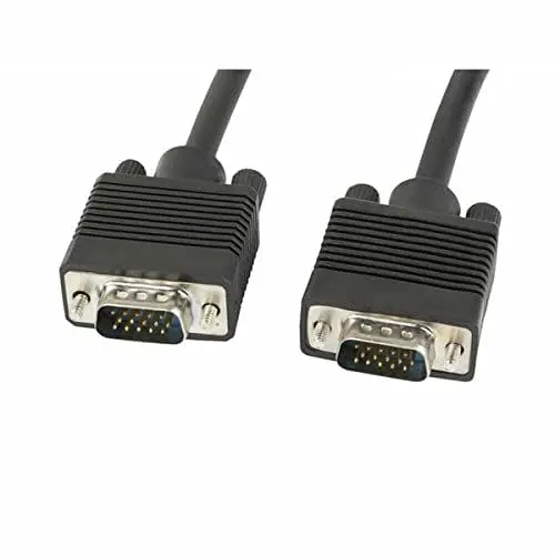 Produktbild: Lanberg CA-VGAC-10CC-0150-B Vga (15Pol) Stecker auf Vga (15Pol) Stecker Kabel mit Ferritenkern, 15m schwarz