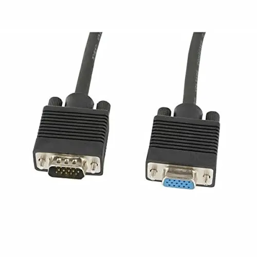 Produktbild: lanberg Cable VGA Macho HEMBRA FERRITA Negro 5 M