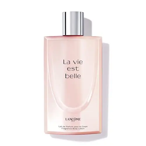 Produktbild: Lancôme La Vie est Belle Körpercreme, feuchtigkeitsspendende Bodylotion mit dem Duft von Iris, Jasmin und Patchouli, samtig-zarte Körperpflege für Damen, 200ml