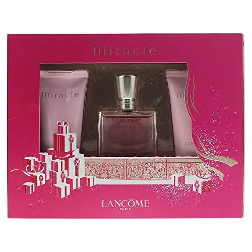 Produktbild: Lancôme Miracle 3 Piece Eau De Parfum 30ml Body Lotion 50ml Shower Gel 50ml