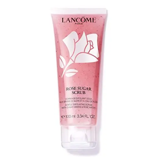 Produktbild: Lancôme Rose Sugar Scrub, sanftes Peeling für glatte, strahlende Gesichtshaut und einen ebenmäßigen Teint, ideal für alle Hauttypen, 100ml