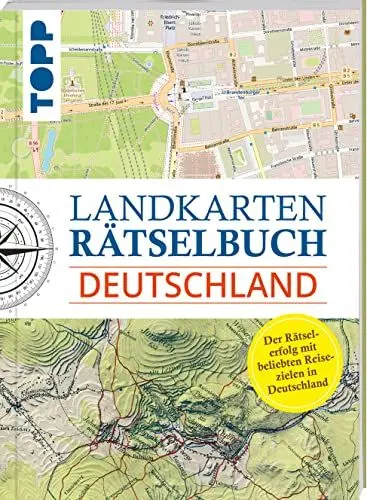 Produktbild: Landkarten Rätselbuch - Deutschland: Mehr Rätsel, mehr geographische Geheimnisse zu beliebten Reisezielen in Deutschland (Landkarten Rätselbücher, Band 3)