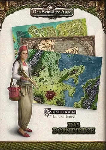 Produktbild: Landkartenset Das Dornenreich (Das Schwarze Auge - Zubehör)