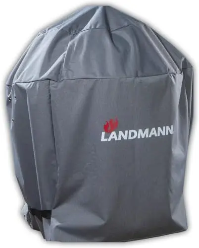 Produktbild: Landmann Premium Wetterschutzhaube | Aus robustem Polyestergewebe & Wasserdicht | UV-beständig, Atmungsaktiv & Kältebeständig | Geeignet für die Kepler Serie (90 x 70 x 70 cm), 15704, Anthrazit, 67 x 55 x 88 cm