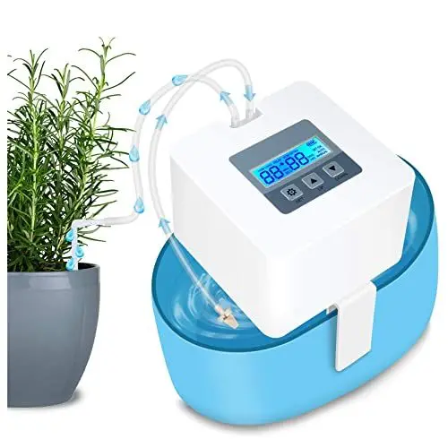 Produktbild: Landrip DIY Automatische Bewässerungssystem, automatische Bewässerung für bis zu 15 Zimmerpflanzen mit Wasserpumpe, ideal als Urlaubsbewässerungssystem