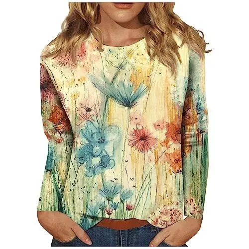 Produktbild: Langärmelige Tunika Oberteile Für Damen Tops Für Damen Kompressionshemd Damen Sexy Oberteile Sport Tshirts Damen Basic Oberteile Damen T Shirt Mutterschaft Shirt Langarm Shirt Tee Shirts