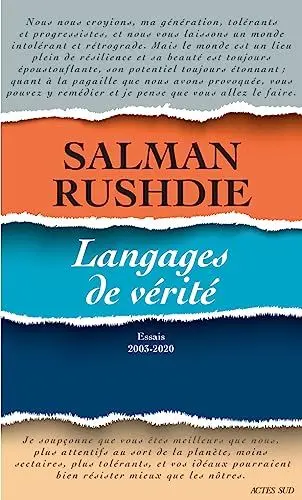 Produktbild: Langages de vérité: Essais 2003-2020