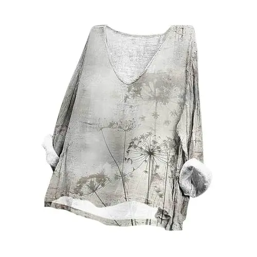 Produktbild: Langarmshirt Damen Basic Slim Fit Top Enges Langarm Oberteil Long Sleeve Shirt Rundhals Cropped Sportoberteile Frauen Langarm Long Blusen Für Damen Pullover Damen Beige Puffärmel