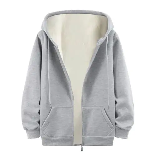Produktbild: Teddyfleece Jacke Herren Wollfleece Overall Leder Jacke Wildlederjacke Herren Fleecepulli Herren Schwarze Jacke Für Den Übergang Herren Mantel Winter Black Friday Deals 2024