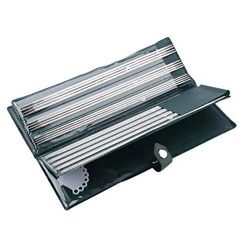 Produktbild: Lange Stricknadel, Doppelendig, Größe 2,75, Stricknadel, Handarbeitsnadeln, 36, Pullover-Webart-Set (36 Cm), 44 Stück, 25 Cm/36 Cm, Mehrfarbig, Gerade (25cm)