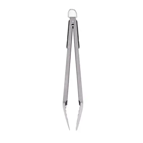 Produktbild: Lange Zange, Edelstahl-Grillzange, Antihaft-Lange Lebensmittelzange, Tragbarer Grillclip, Kochzange, Pinzettenzange, Campingzange mit Aufhängekreis für Küche, Grill, Camping