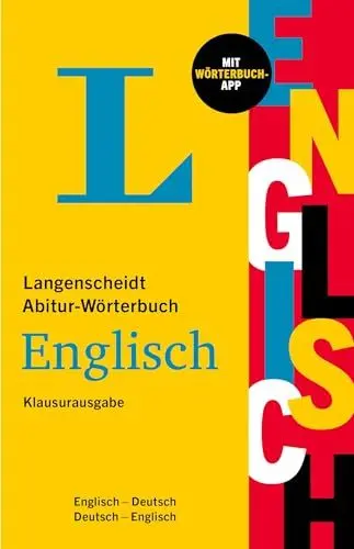 Produktbild: Langenscheidt Abitur-Wörterbuch Englisch: Englisch-Deutsch / Deutsch-Englisch - mit Wörterbuch-App
