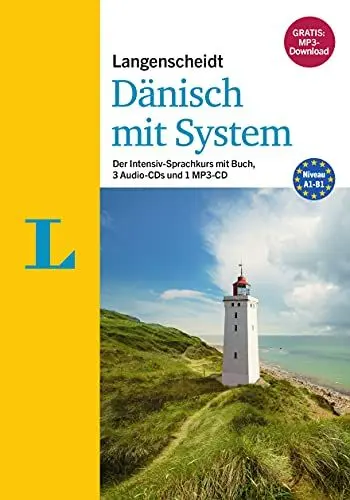 Produktbild: Langenscheidt Dänisch mit System - Sprachkurs für Anfänger und Fortgeschrittene. Der Intensiv-Sprachkurs mit Buch, 3 Audio-CDs und 1 MP3-CD: Der ... und MP3-CD (Langenscheidt mit System)