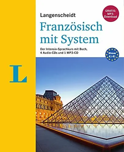 Produktbild: Langenscheidt Französisch mit System: Der Intensiv-Sprachkurs mit Buch, 4 Audio-CDs und MP3-CD (Langenscheidt mit System)