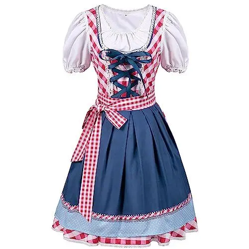 Produktbild: Langer Rock - Trachtenrock Mini Dirndl Damen rot Dirndl schürze einzeln blau Dirndl Grosse grössen Dirndl rosa grün Kind Dirndl Damen 3 teilig grün Dirndl Damen größe 48 50