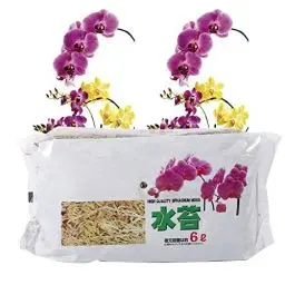 Produktbild: Langfaseriges Sphagnum-Moos, 6 L Natürliches Sphagnum-Moos, Blumenerde für Fleischfressende Pflanzen, Phalaenopsis-Orchideen, Sarracenia, Sukkulenten, Venusfliegenfallen, Reptilien