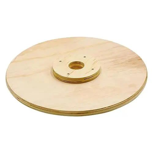 Produktbild: YARNOW Elegante Langhantelplatte Aus Holz Für Rehabilitationstraining Und Sportübungen