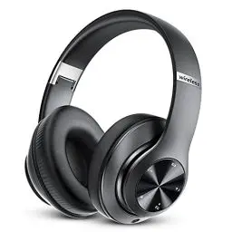 Produktbild: Lankey Sound 9S Kopfhörer Kabellos Bluetooth, Bluetooth Kopfhörer Over-Ear mit 65 Stunden Spielzeit, kabellose Kopfhörer mit 6 EQ-Modi, HiFi Stereo Kopfhörer mit Mikrofon für Handy/PC/Studium, Schwarz