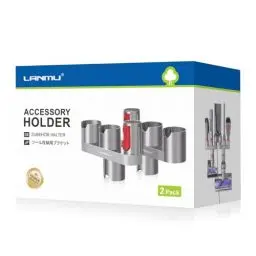 Produktbild: LANMU 2 Stück Zubehör Halterung Aufsatz Halter kompatibel mit Dyson V15 V12 V11 V10 V8 V7, Outsize,Gen5 Staubsauger