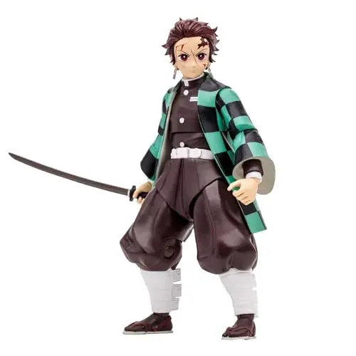 Produktbild: Lansay McFarlane Toys – Demon Slayer – Tanjiro Kamado – Sammelfigur & Zubehör – Figuren aus Manga – ab 12 Jahren
