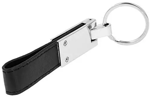 Produktbild: Lantelme Edelstahl Schlüsselanhänger mit Lederband | Eleganter Schlüsselhalter für Autoschlüssel, Hausschlüssel | Schlüssenband als Geschenkideen für Damen und Herren