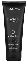 Produktbild: L'ANZA Heilungsstil Mega Gel mit Starkem Halteeffekt (200 ml), Pflegt und Erfrischt das Haar Während des Stylings, mit Keratin, Haargel für Frauen, Alkoholfrei, UV-Schutz, Verhindert Schäden