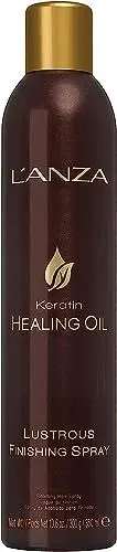 Produktbild: L'ANZA Keratin Kur, Haaröl-Spray für Glanz und Volumen, versorgt das Haar von der Wurzel bis in die Spitzen mit Feuchtigkeit, bändigt Frizz und verleiht Glanz (350 ml)