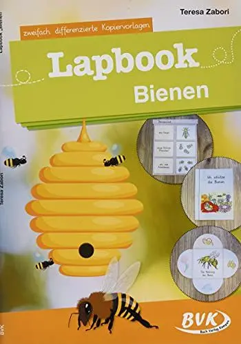 Produktbild: Lapbook Bienen: zweifach differenzierte Kopiervorlagen (Lapbooks) | Kreativer Sachunterricht 1./2. Klasse (BVK Lapbooks)