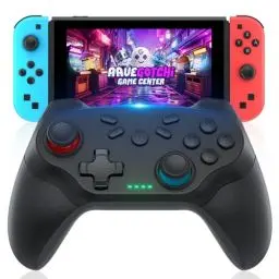 Produktbild: Lapezei für Switch Controller, Wireless Gamenpad für Switch OLED Lite, Turbo und Doppelvibration, 8 Stunden Lange Akkulaufzeit, Geeignet für den Einsatz zu Hause und unterwegs