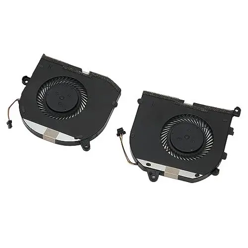 Produktbild: Dell Laptop-CPU-Lüfter, 4-Poliger Stromanschluss, Leichter Ersatz für XPS 15 9570 7590 Serie 008YY9 0TK9J1 (CPU- und GPU-Lüfter)