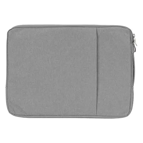 Produktbild: Laptop-Hülle, 15,6 Zoll, 39 X 29 X 2 cm, Doppellagiges Design, Polyester-Laptop-Tragetasche für OS Laptop Pro für für Dell(Grau)