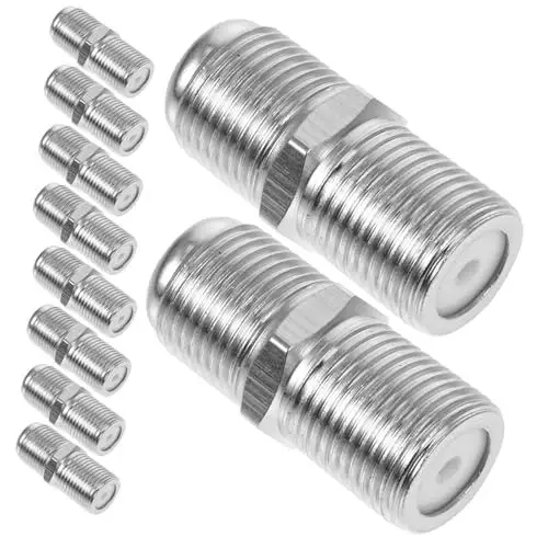 Produktbild: LAPYAPPE 10stücke -koaxialkabelstecker Adapter Für Koaxialkabel Verlängerungsstecker Für Tv-kabel Koppler Für Koaxialkabel Stecker Für Antennenkabel